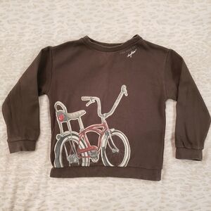 MAYORAL  Olive Green bicycle Sweater Sz 6
